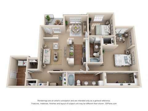 Sycamore 2bed 2bath 1219sqft at Stone Oak @ Parmer, Austin